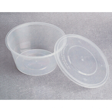 Plástico Redondo Take Away Microwavable Food Container 1000ml